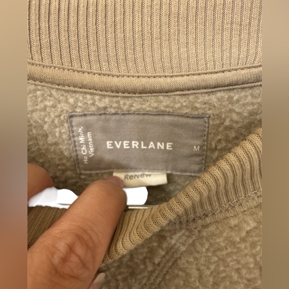 Everlane The Renew Raglan Sherpa Fleece Sweatshirt- Women’s Medium - Picture 6 of 7